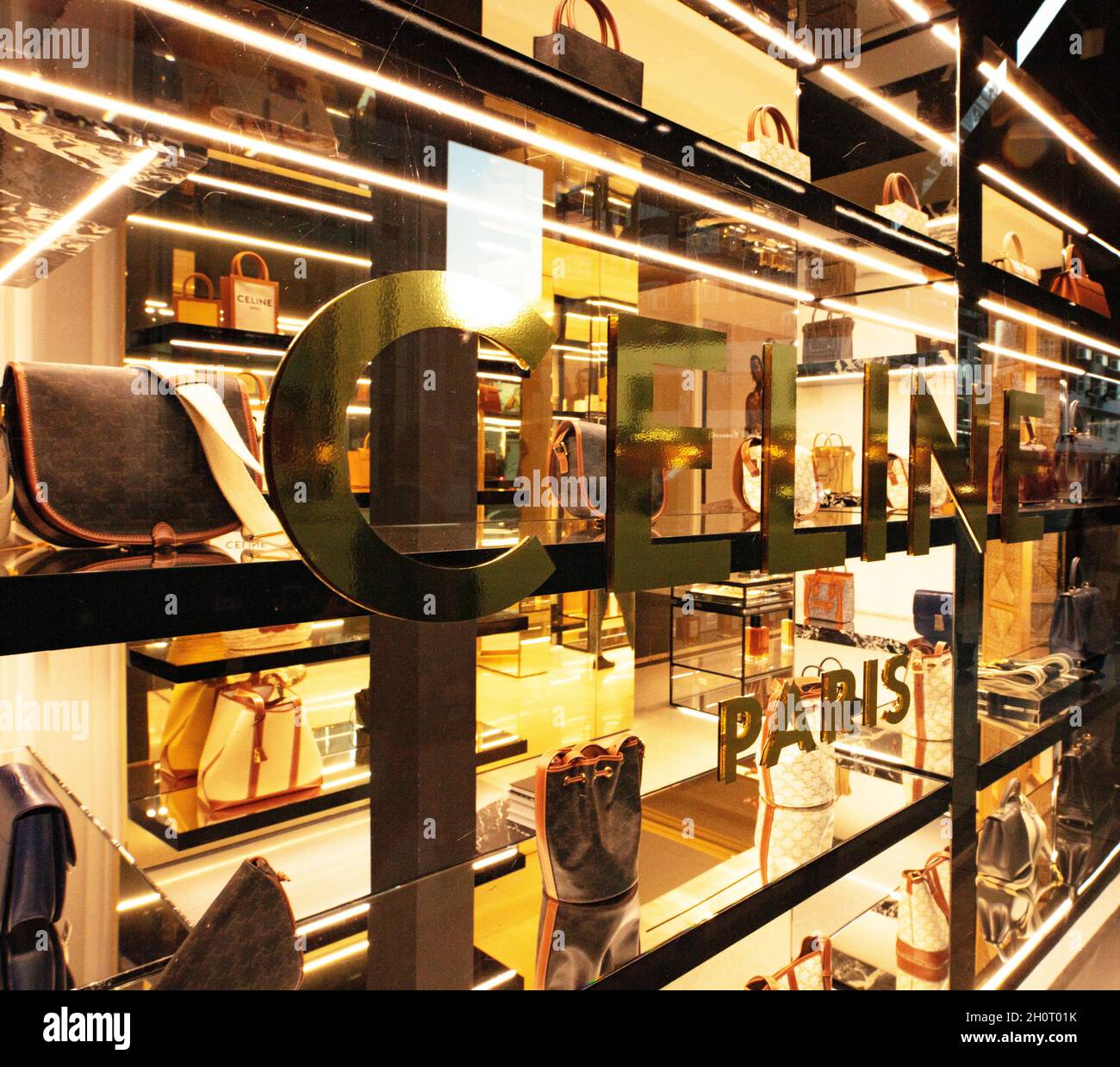 Celine fashion luxury store in avenue Montaigne in Paris, France. – Stock  Editorial Photo © AndreaA. #271499916