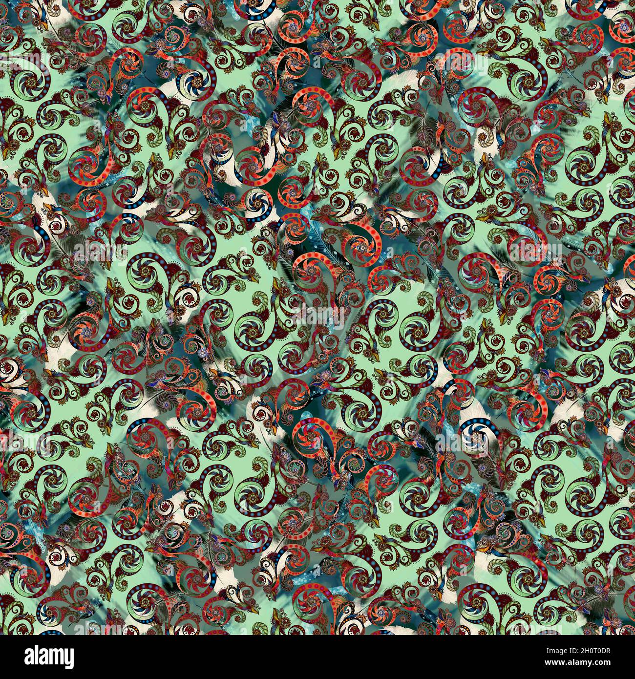 Image showcasing textile fashion prints, modern designs Stock Photo - Alamy
