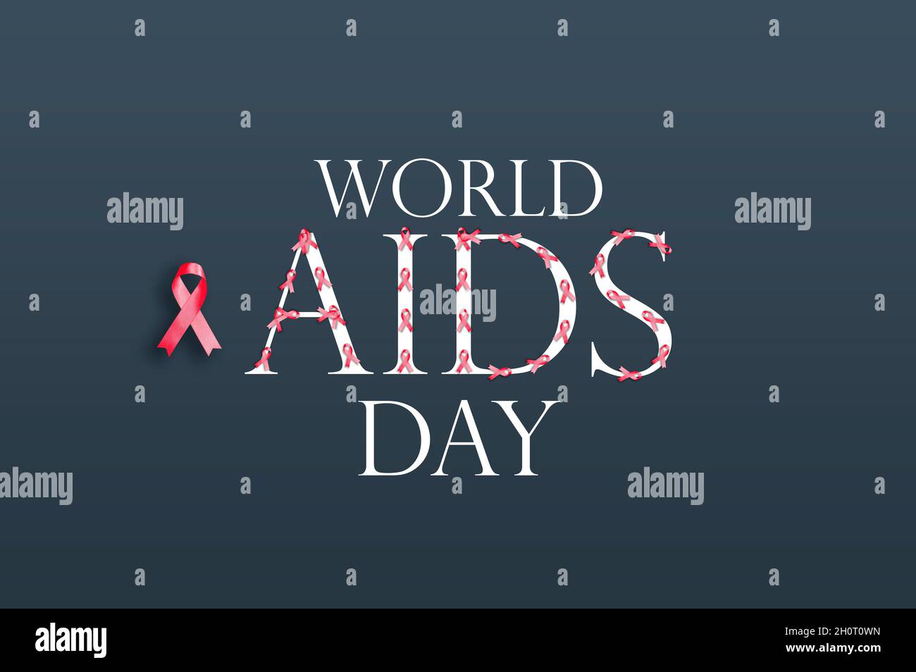 Poster for the World AIDS Day Stock Photo Alamy
