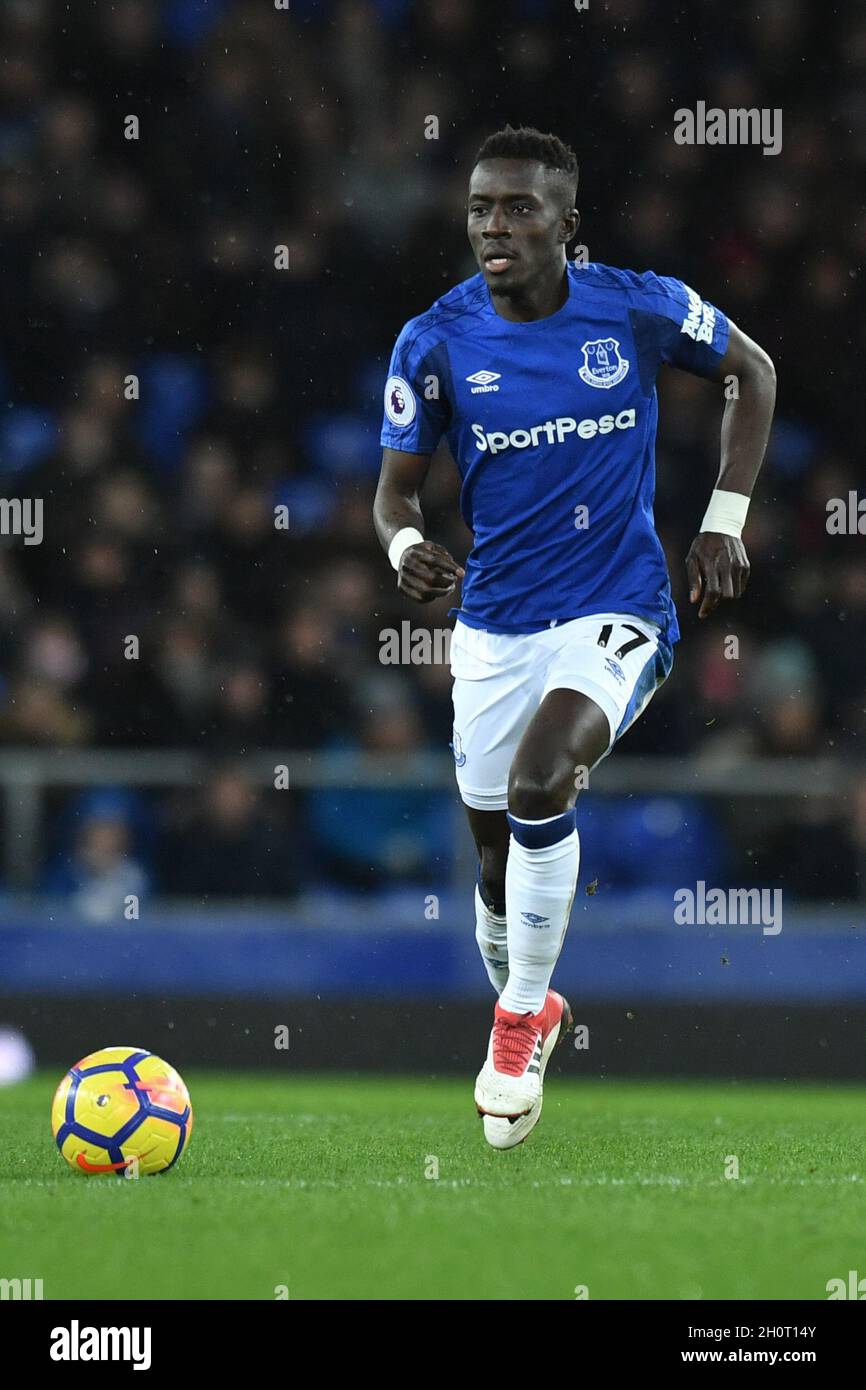 Everton's Idrissa Gueye Stock Photo