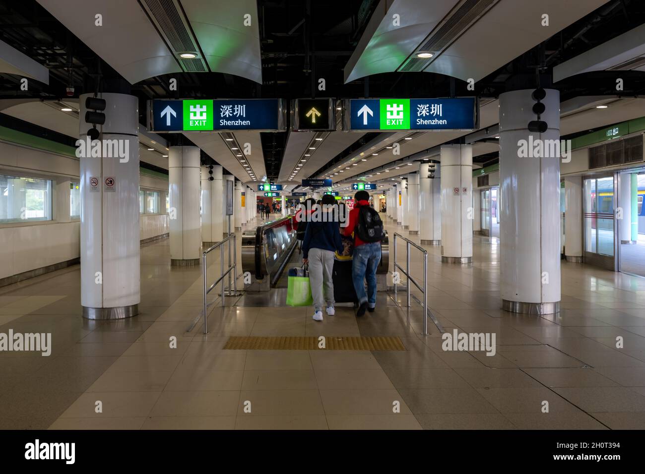 Lo Wu, Hong Kong February 05, 2019 Lo Wu (Luohu) port is a port of entry crossing between