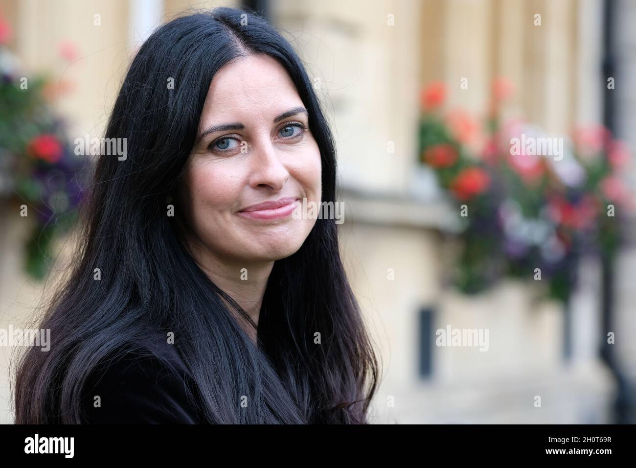 Cheltenham Literature Festival, Cheltenham, UK - Thursday 14th October 2021 - Jodie Chapman author at Cheltenham - the Festival runs until Sunday 17th October - Photo Steven May / Alamy Live News Stock Photo