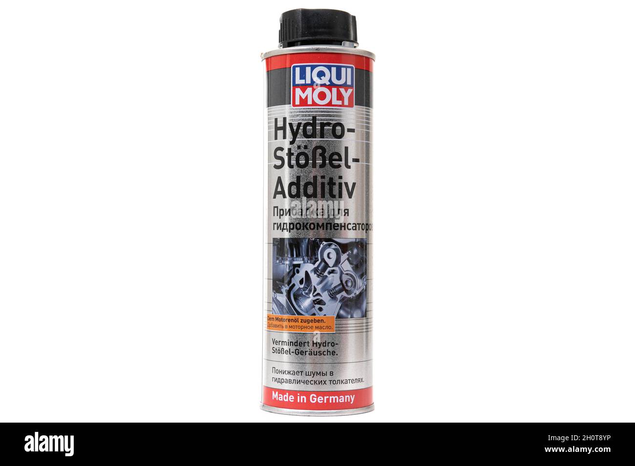 MINSK, BELARUS - OCT 14, 2021: LIQUI MOLY automotive additive in a metal  can for hydraulic lifters Stock Photo - Alamy