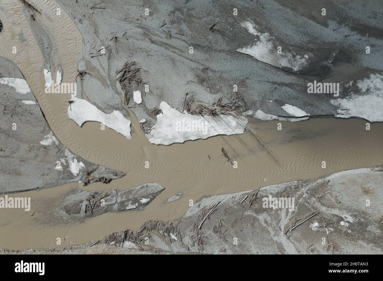 Aerial view of rivers Stock Photo - Alamy