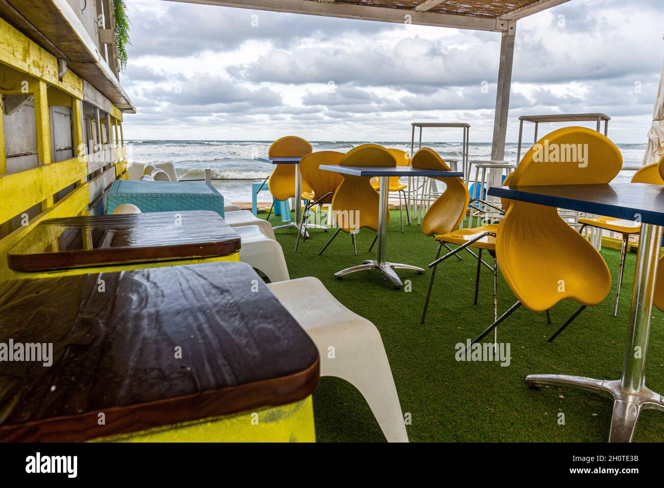 Chairs on the floor Stock Photo Alamy