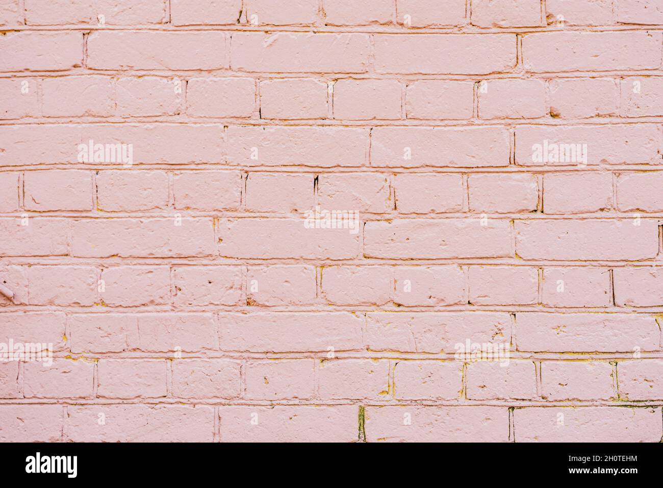 Pastel pink brick wall background, copy space Stock Photo Alamy