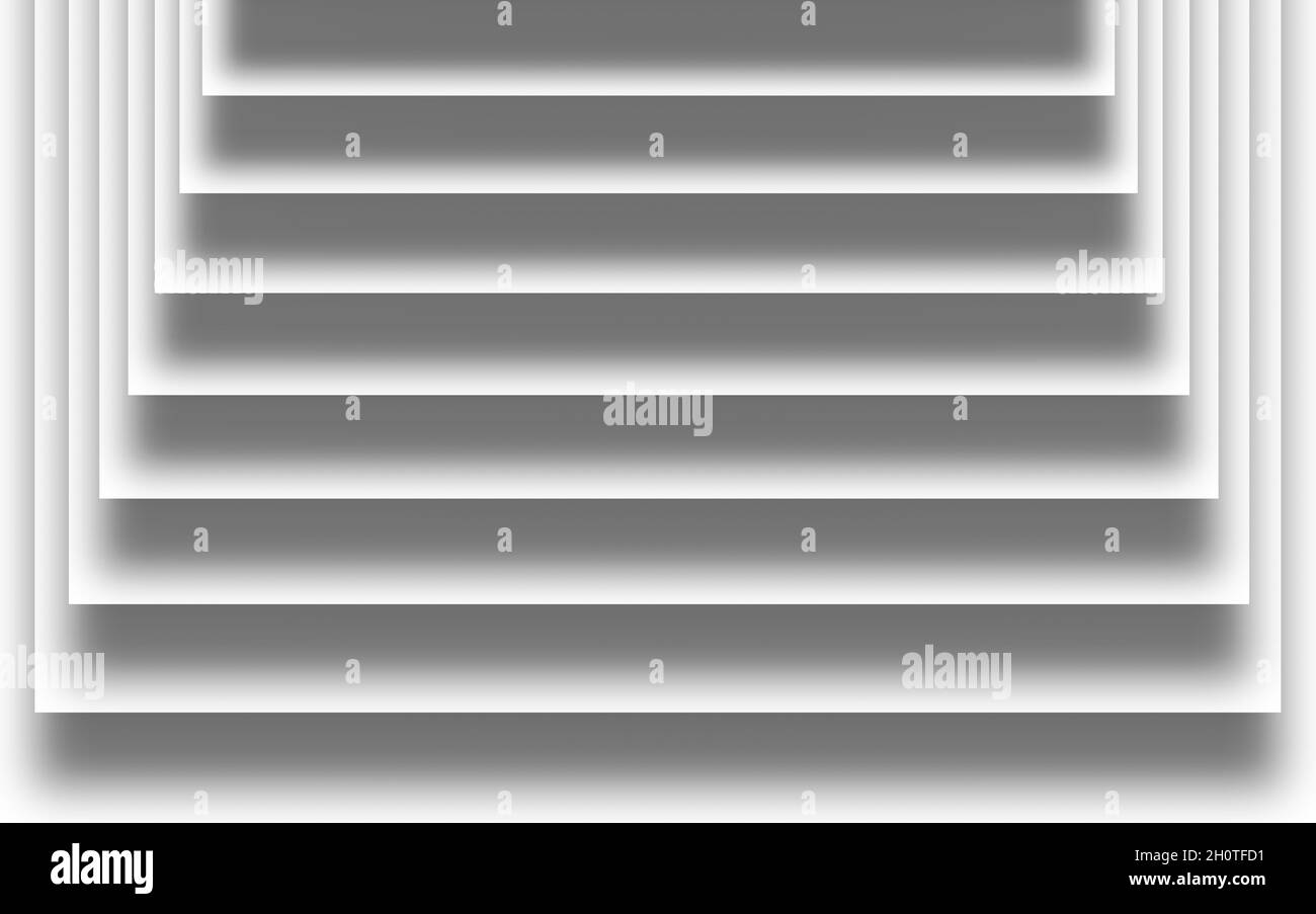 3D rendering of white stairs Stock Photo - Alamy