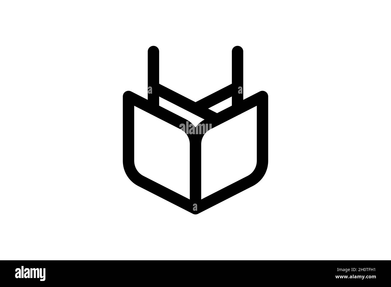 Plug Abstract Logo Design Electrical plug in flower shape logo concept. Green energy electric ...