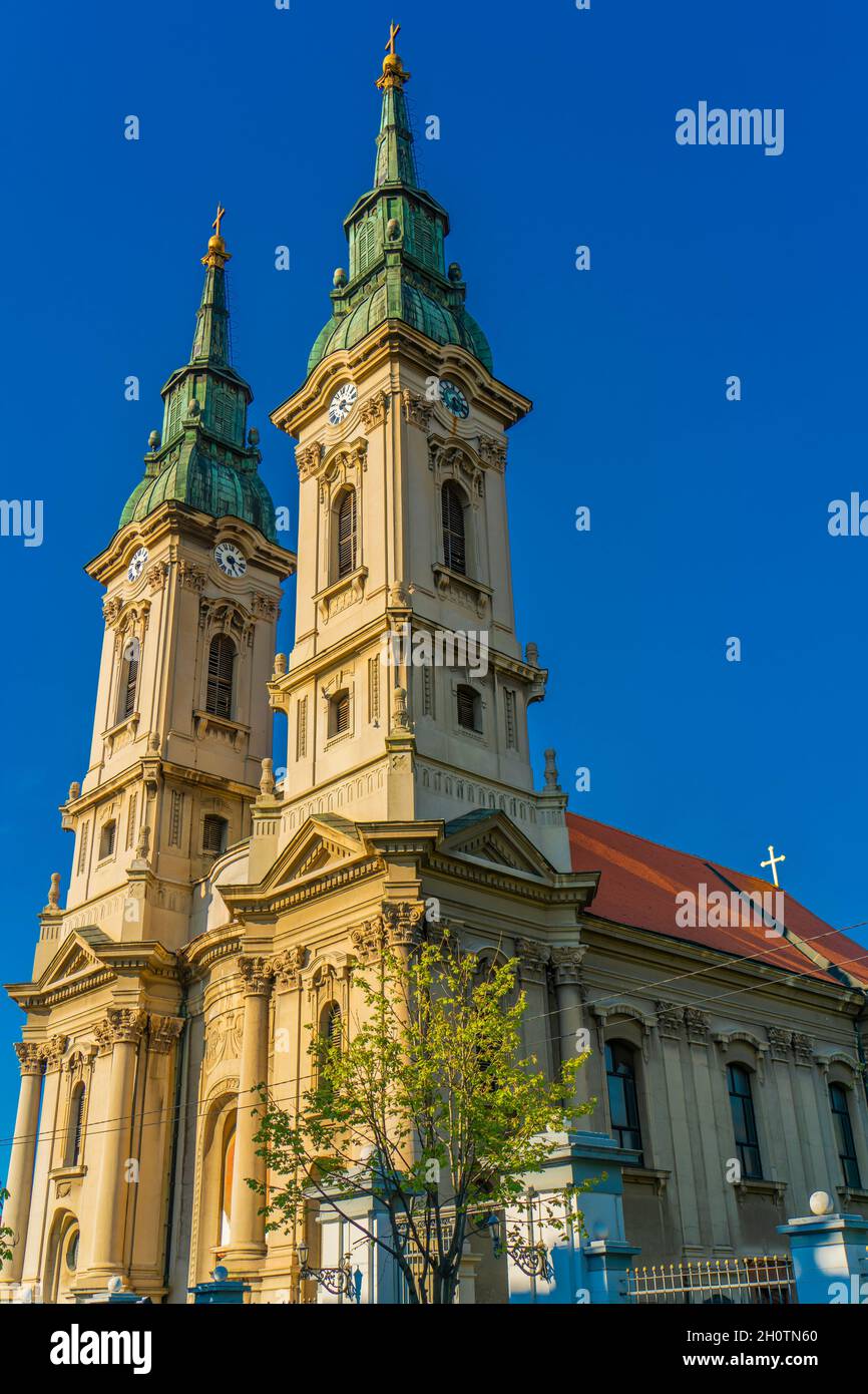 Detail of Serbian orthodox church Assumption of Holy Virgin in Pancevo, Serbia Stock Photo