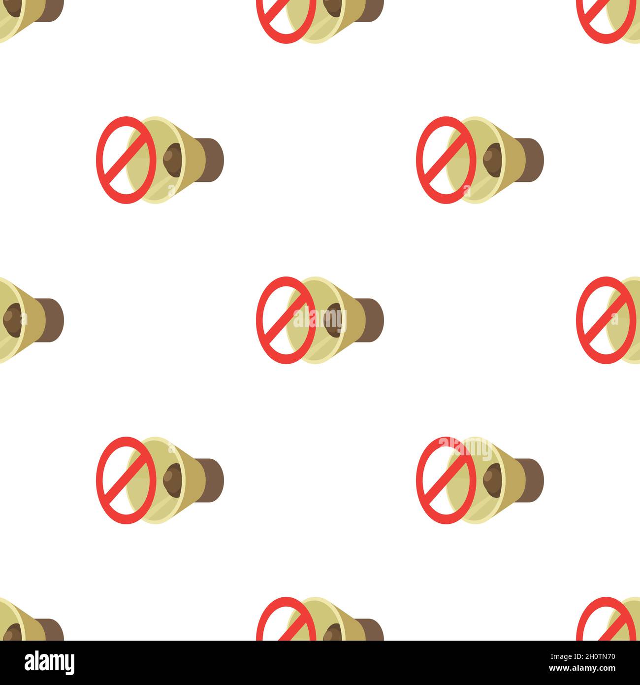 Sound off pattern seamless background texture repeat wallpaper geometric vector Stock Vector