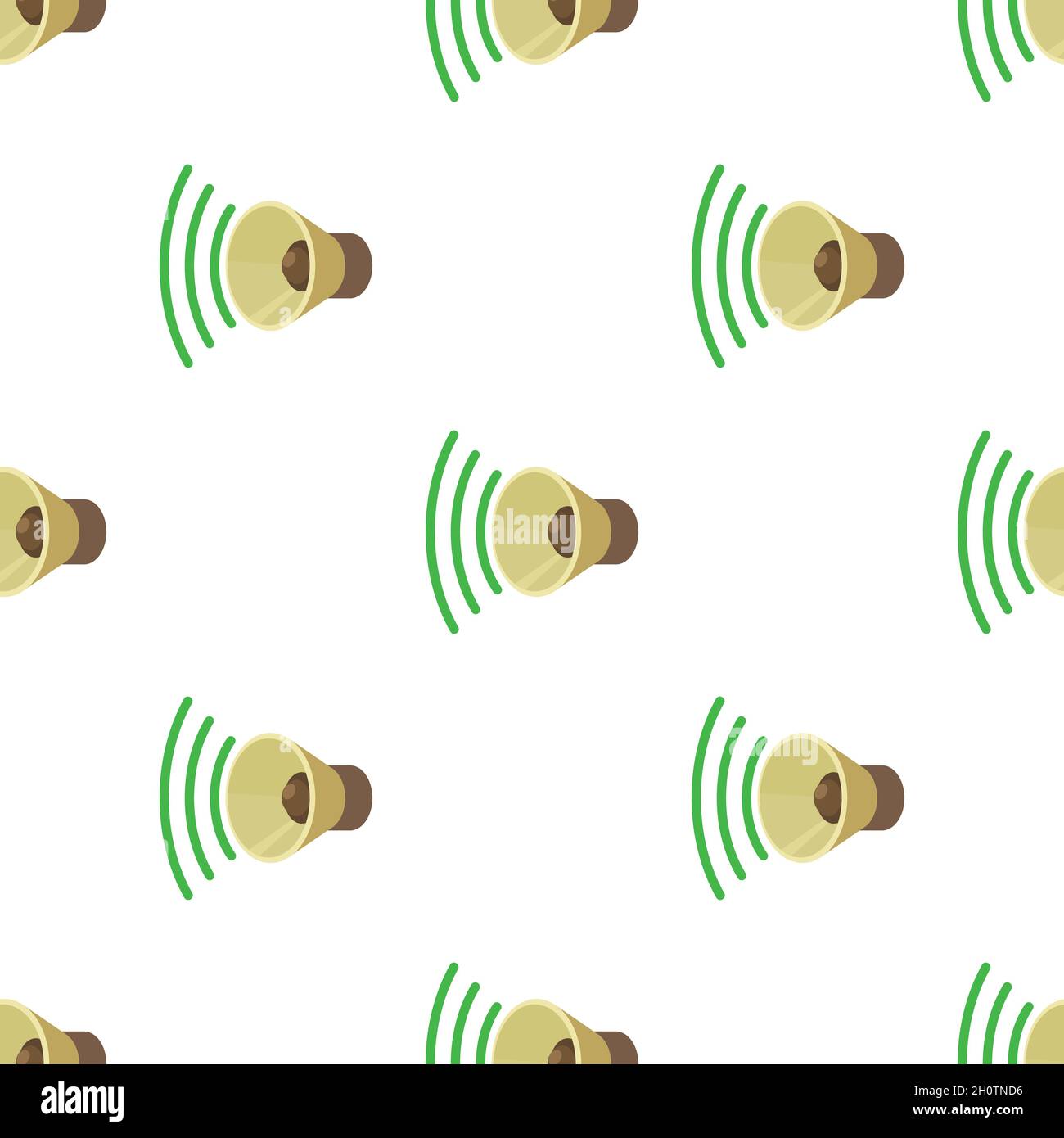 Sound on pattern seamless background texture repeat wallpaper geometric vector Stock Vector