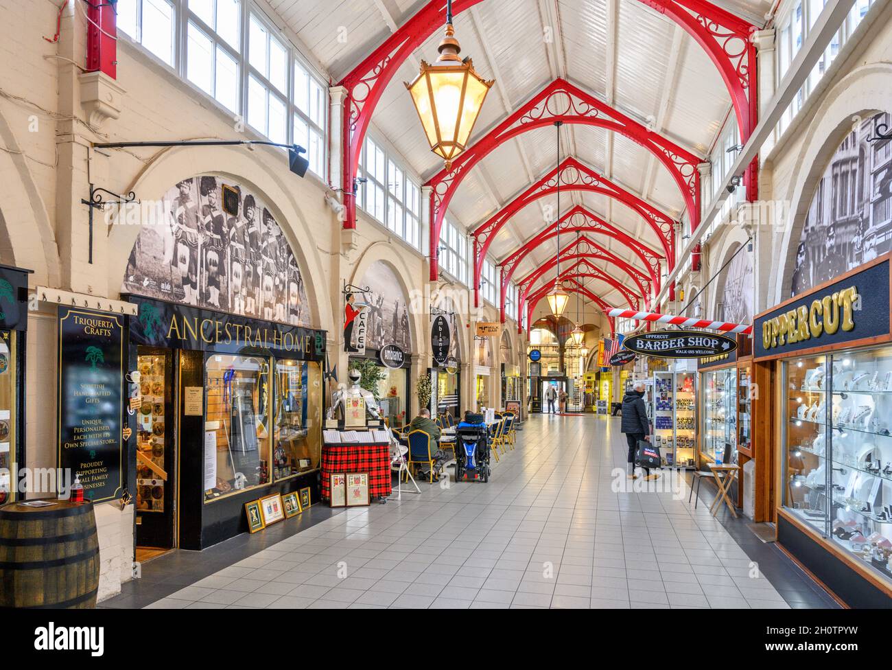 The Victorian Market in the city centre, Inverness, Scotland, UK Stock Photo