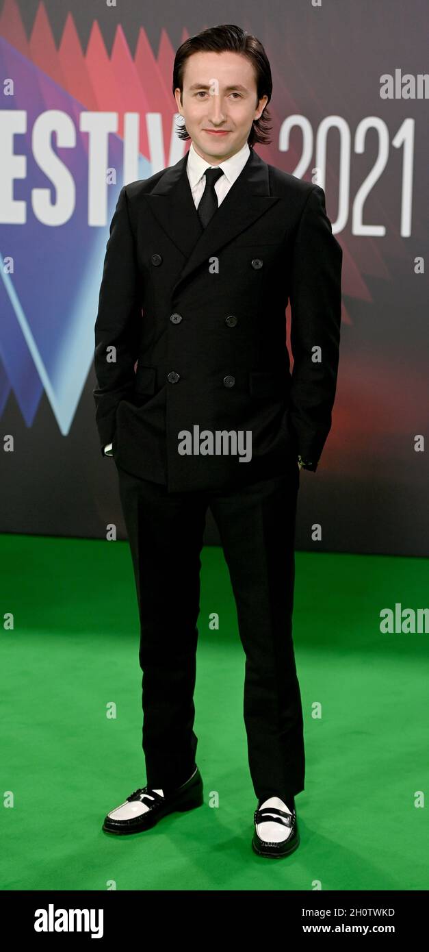 Photo Must Be Credited ©Alpha Press 079965 12/10/2021 Jonah Lees at the Phantom of the Open World Premiere During The BFI London Film Festival 2021 In London Stock Photo