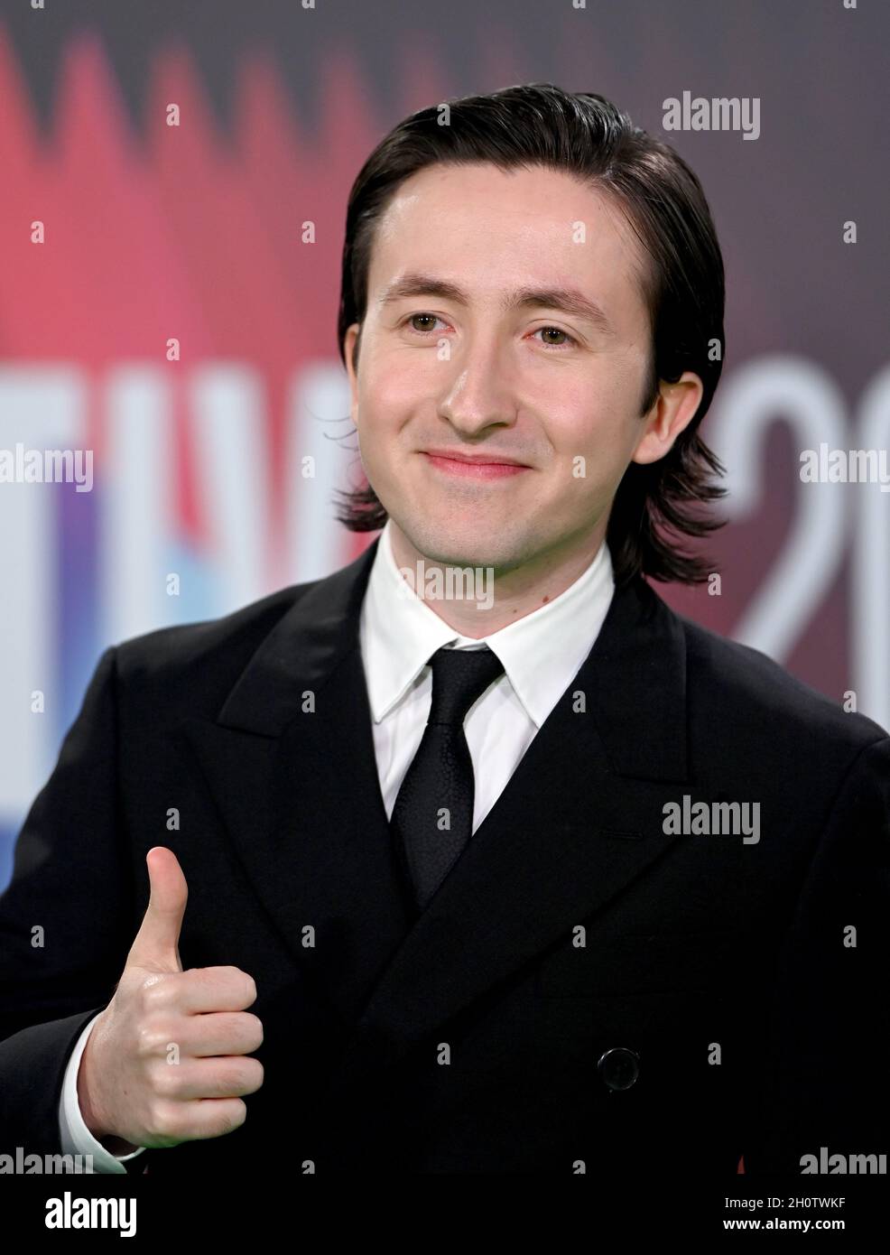 Photo Must Be Credited ©Alpha Press 079965 12/10/2021 Jonah Lees at the Phantom of the Open World Premiere During The BFI London Film Festival 2021 In London Stock Photo