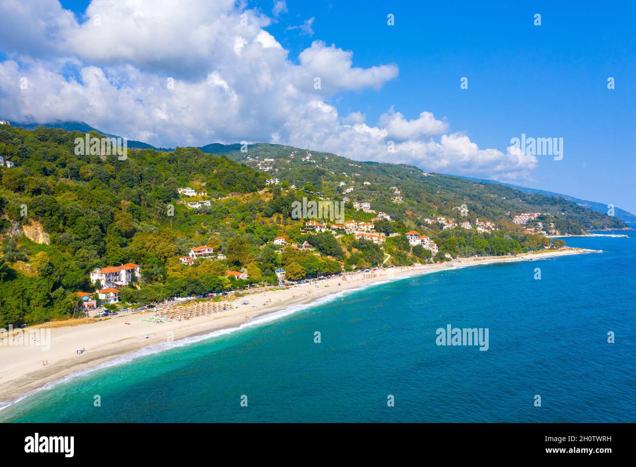 Famous village of Agios Ioannis, Pelion, Greece Stock Photo - Alamy