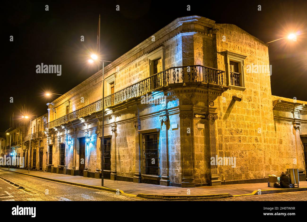 Colonial houses in Arequipa, Peru Stock Photo Alamy