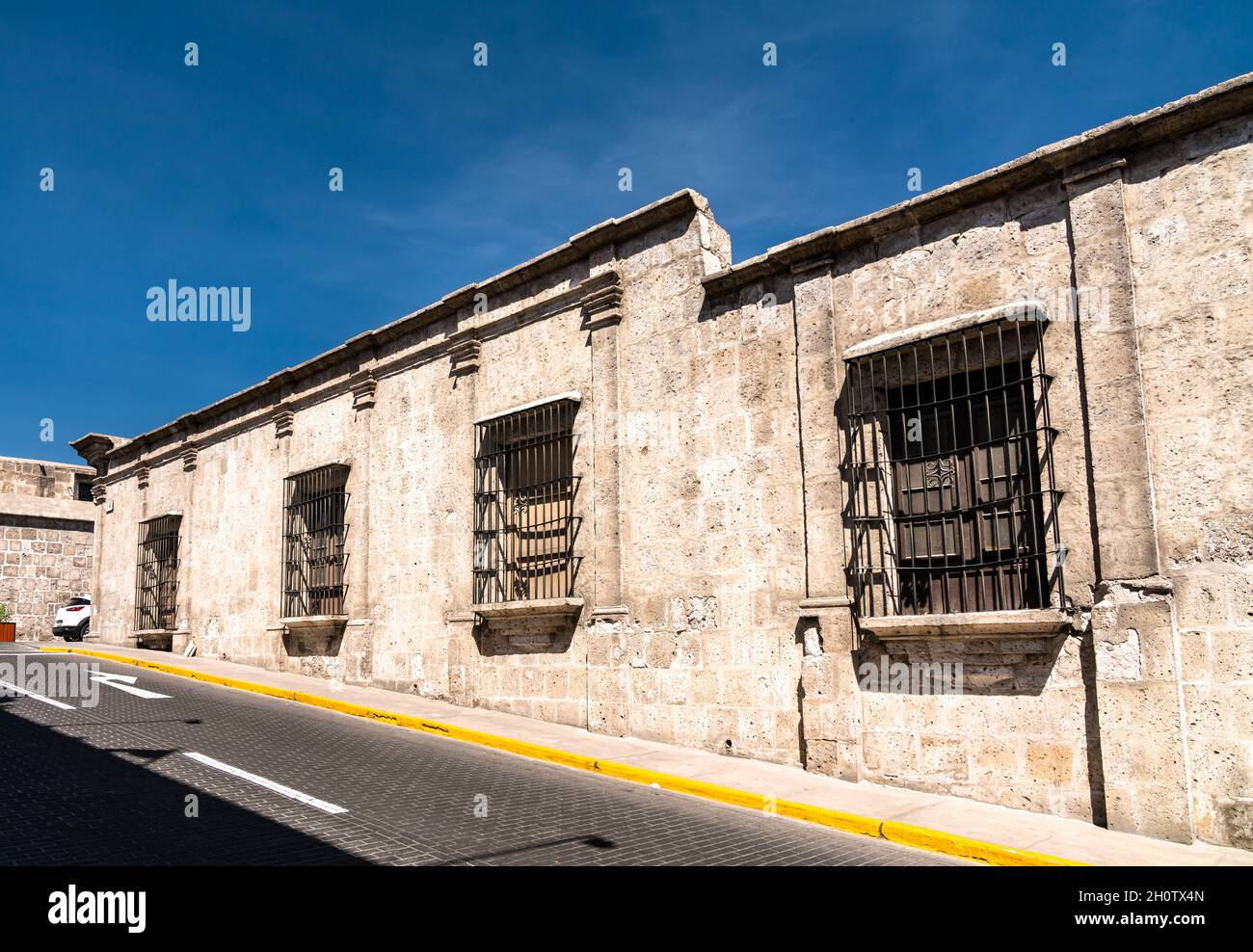 Colonial houses in Arequipa, Peru Stock Photo Alamy