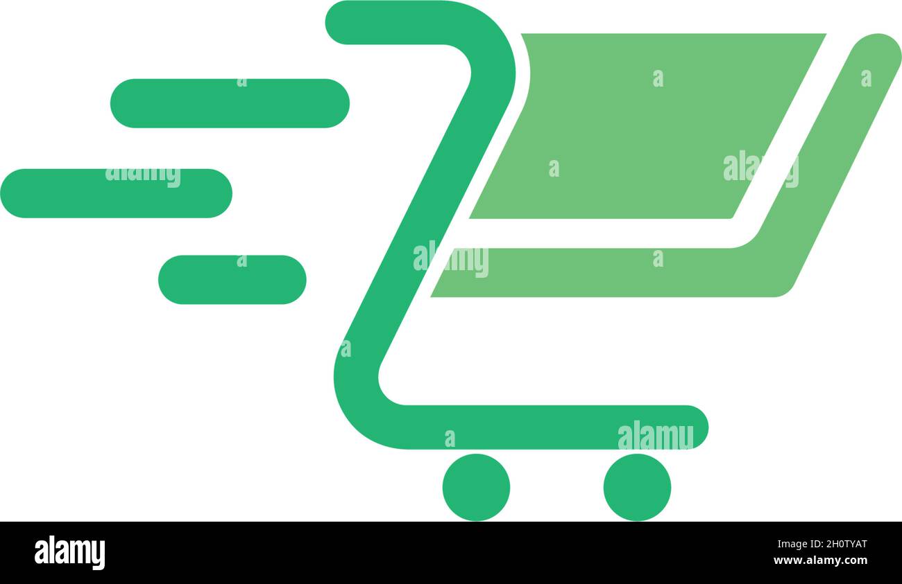 Shopping cart icon design template vector Stock Vector
