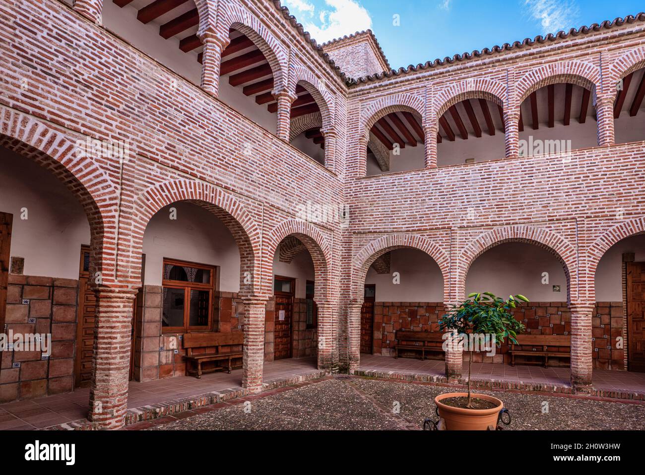 Palace of the Zapata in Llerena, Extremadura in Spain Stock Photo