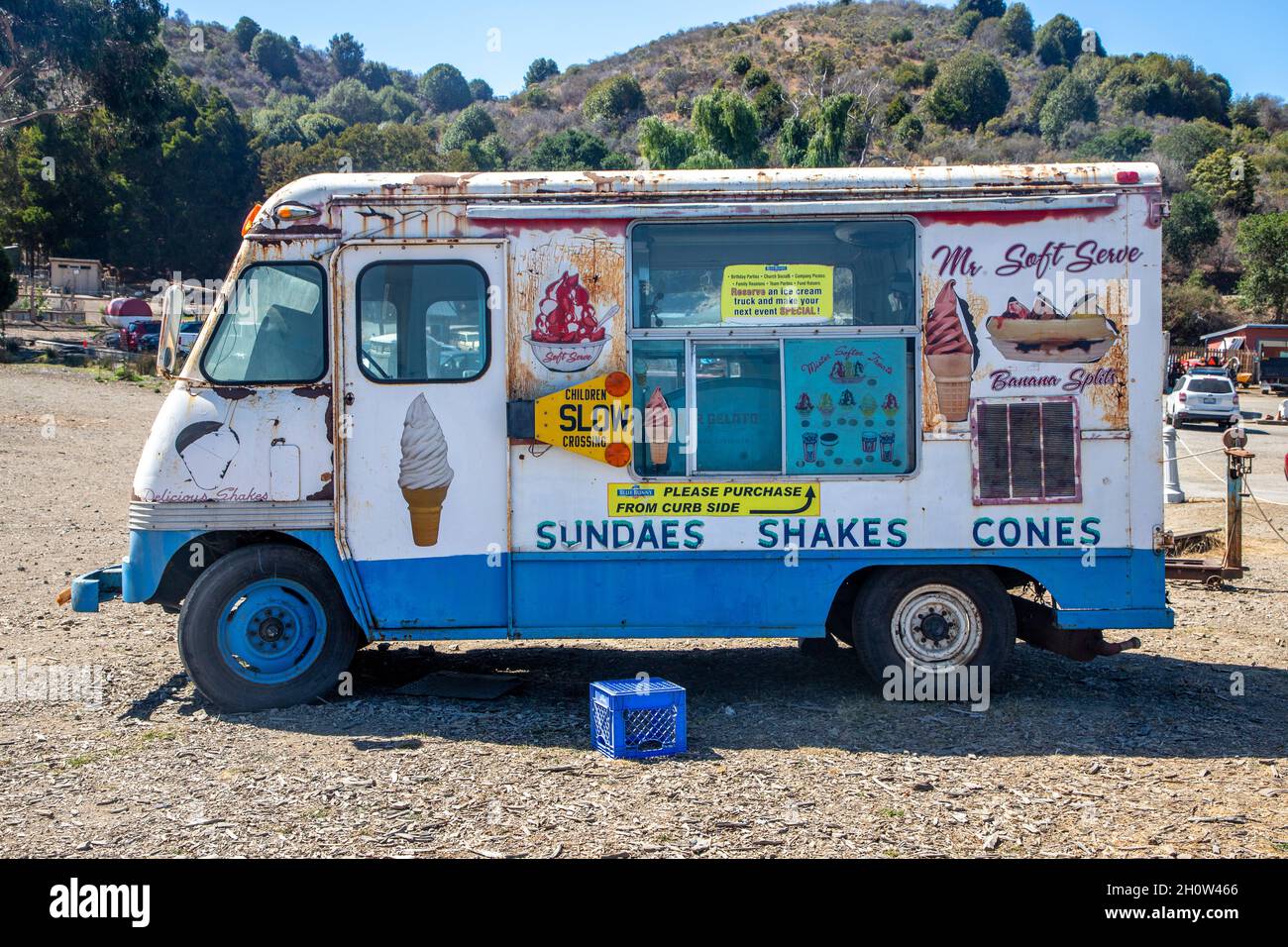 Point San Pablo Harbor is a quirky, hidden destination tucked along the waterfront just north of the Richmond–San Rafael Bridge near Point Richmond, - Stock Photo