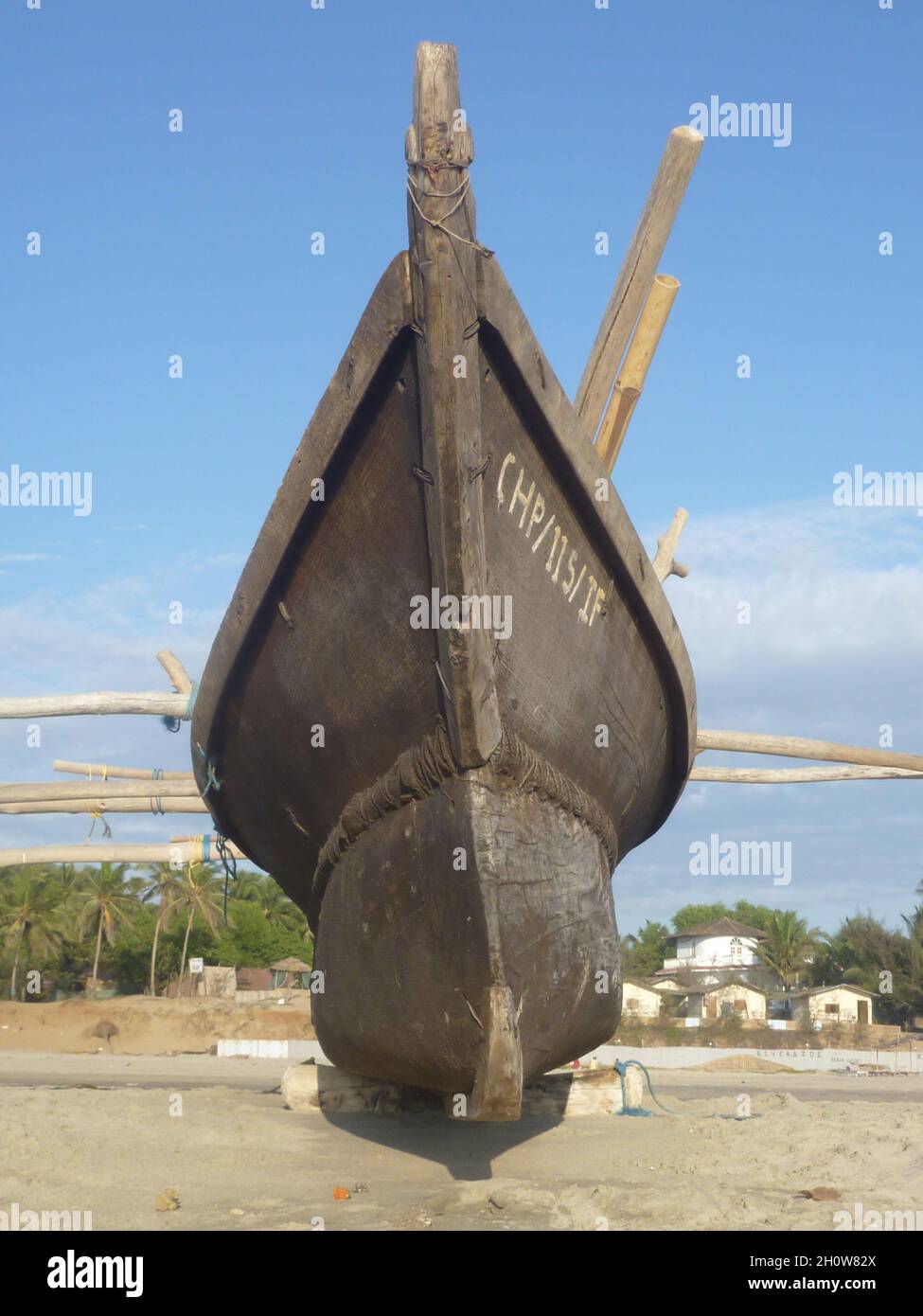 India north goa fishing boat hi-res stock photography and images - Alamy