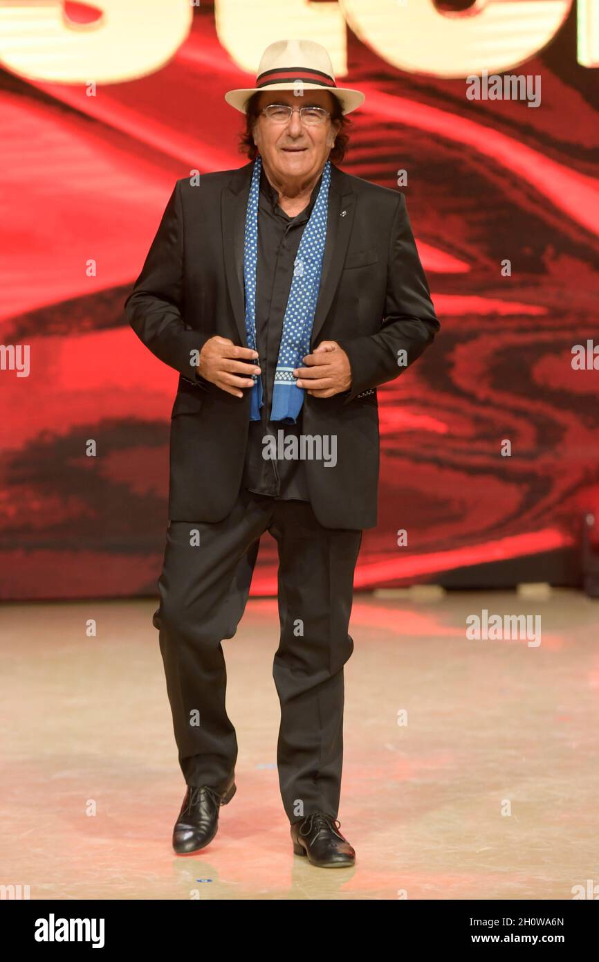 Rome, Italy. 14th Oct, 2021. Al Bano Carrisi attends the photocal of the new edition of the Ballando con le stelle 2021 program at the Rai Auditorium. Credit: SOPA Images Limited/Alamy Live News Stock Photo