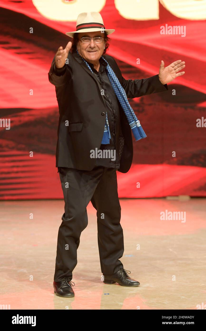 Rome, Italy. 14th Oct, 2021. Al Bano Carrisi attends the photocal of the new edition of the Ballando con le stelle 2021 program at the Rai Auditorium. Credit: SOPA Images Limited/Alamy Live News Stock Photo