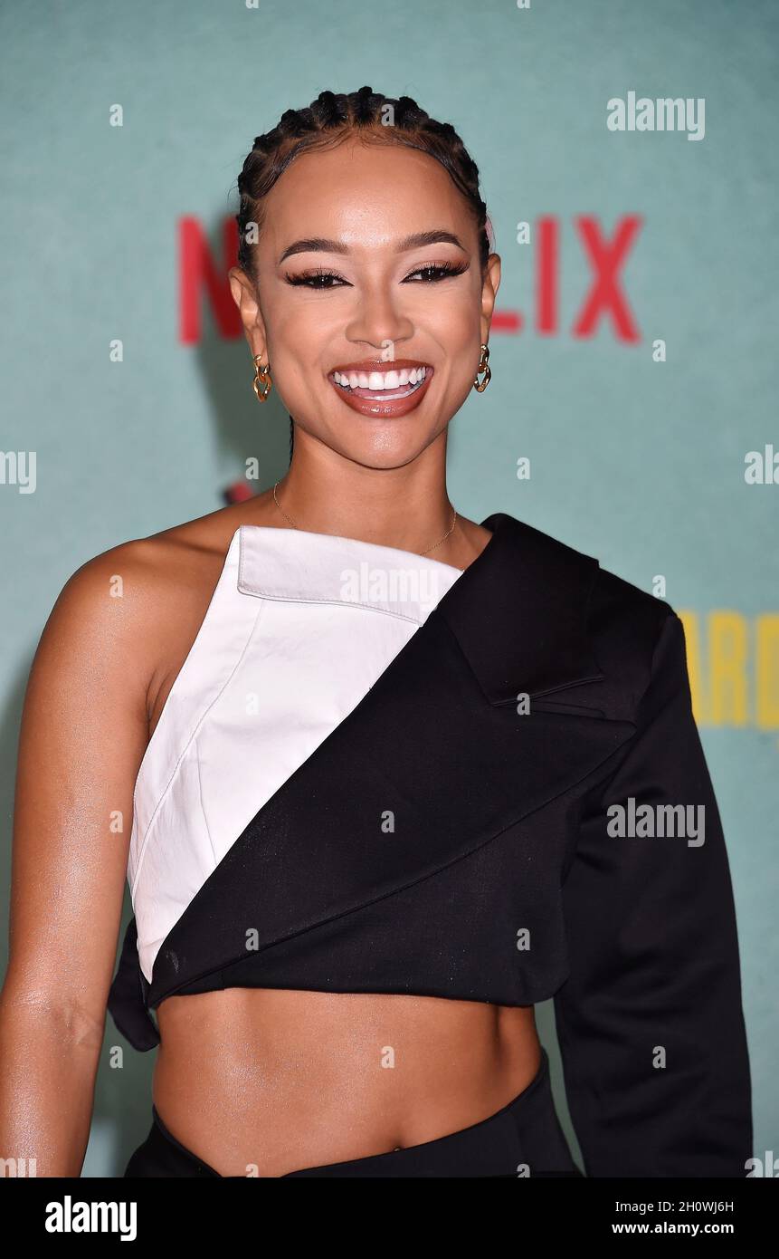 LOS ANGELES, CA - OCTOBER 13: Karrueche Tran attends a special