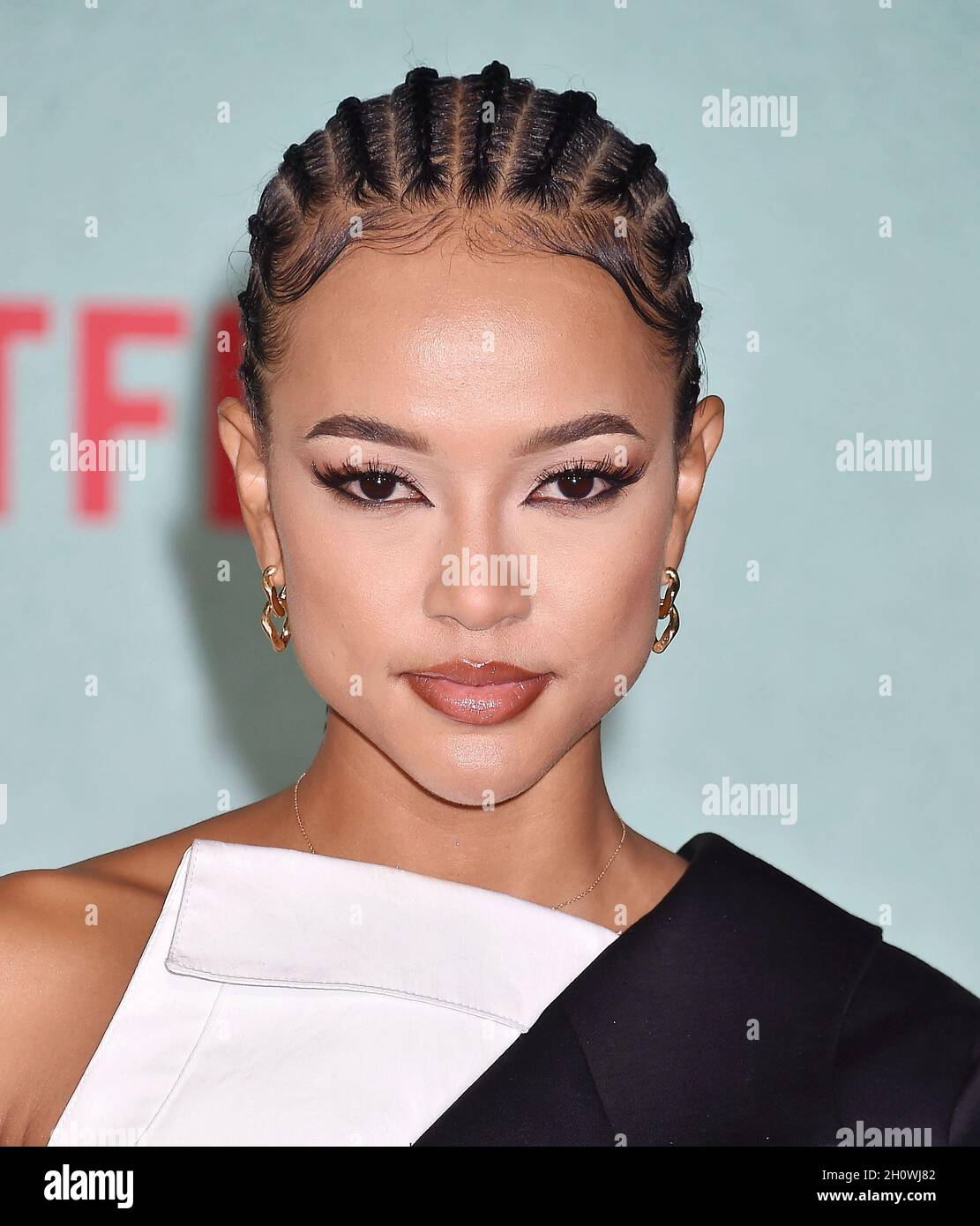 LOS ANGELES, CA - OCTOBER 13: Karrueche Tran attends a special