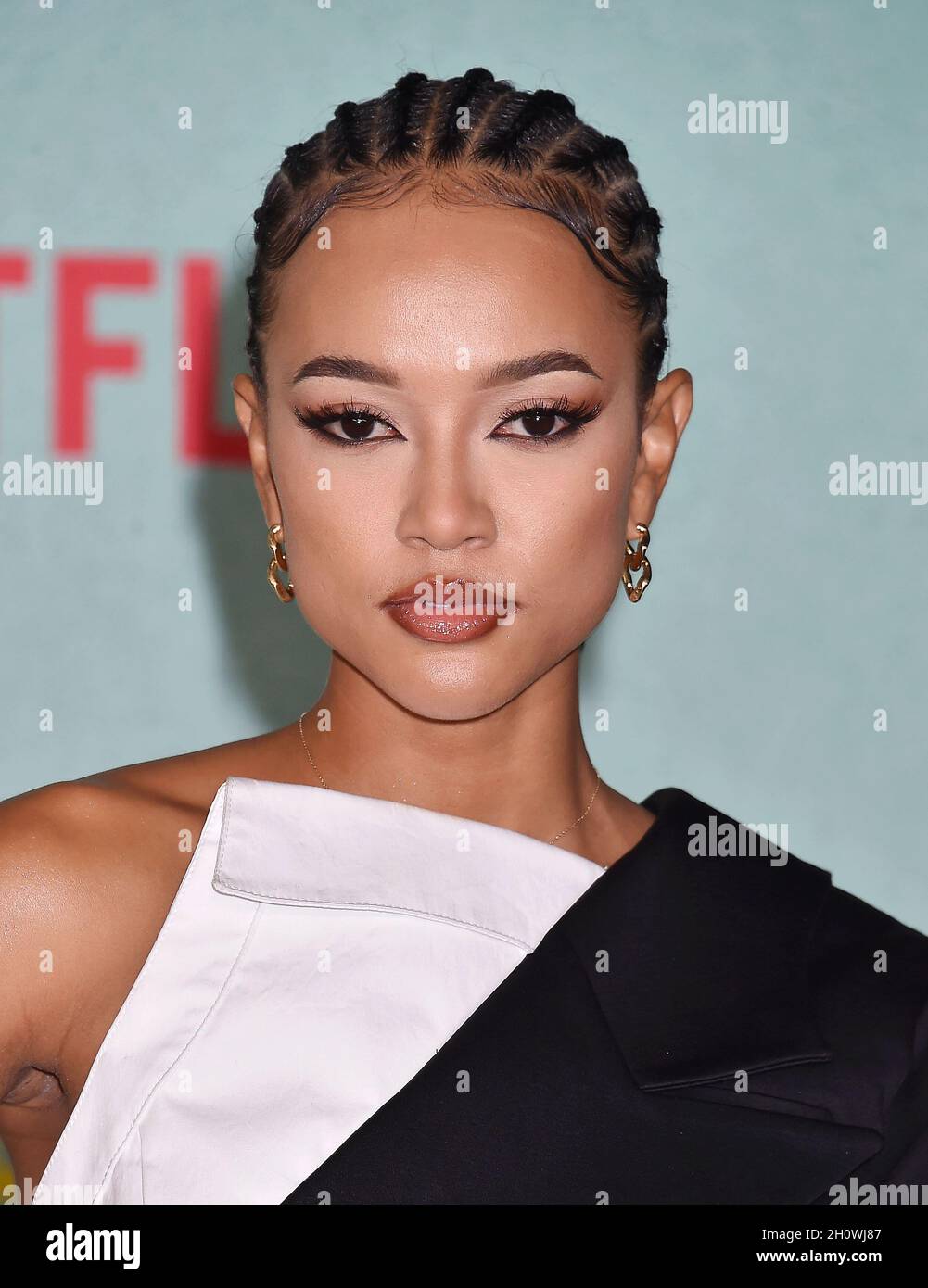 LOS ANGELES, CA - OCTOBER 13: Karrueche Tran attends a special