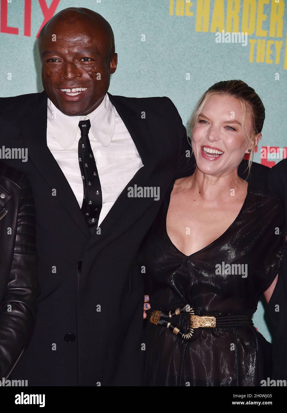 LOS ANGELES, CA OCTOBER 13 Seal (L) and Laura Strayer attend a