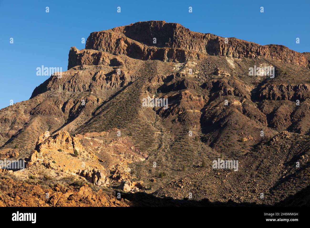 Roque de la Grieta in Teide National Park, Tenerife 2019 Stock Photo