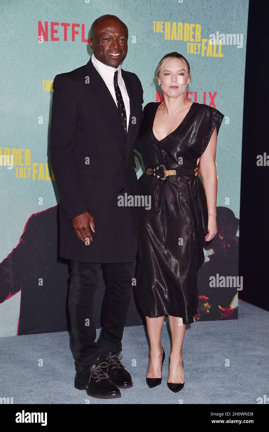 LOS ANGELES, CA OCTOBER 13 Seal (L) and Laura Strayer attend a