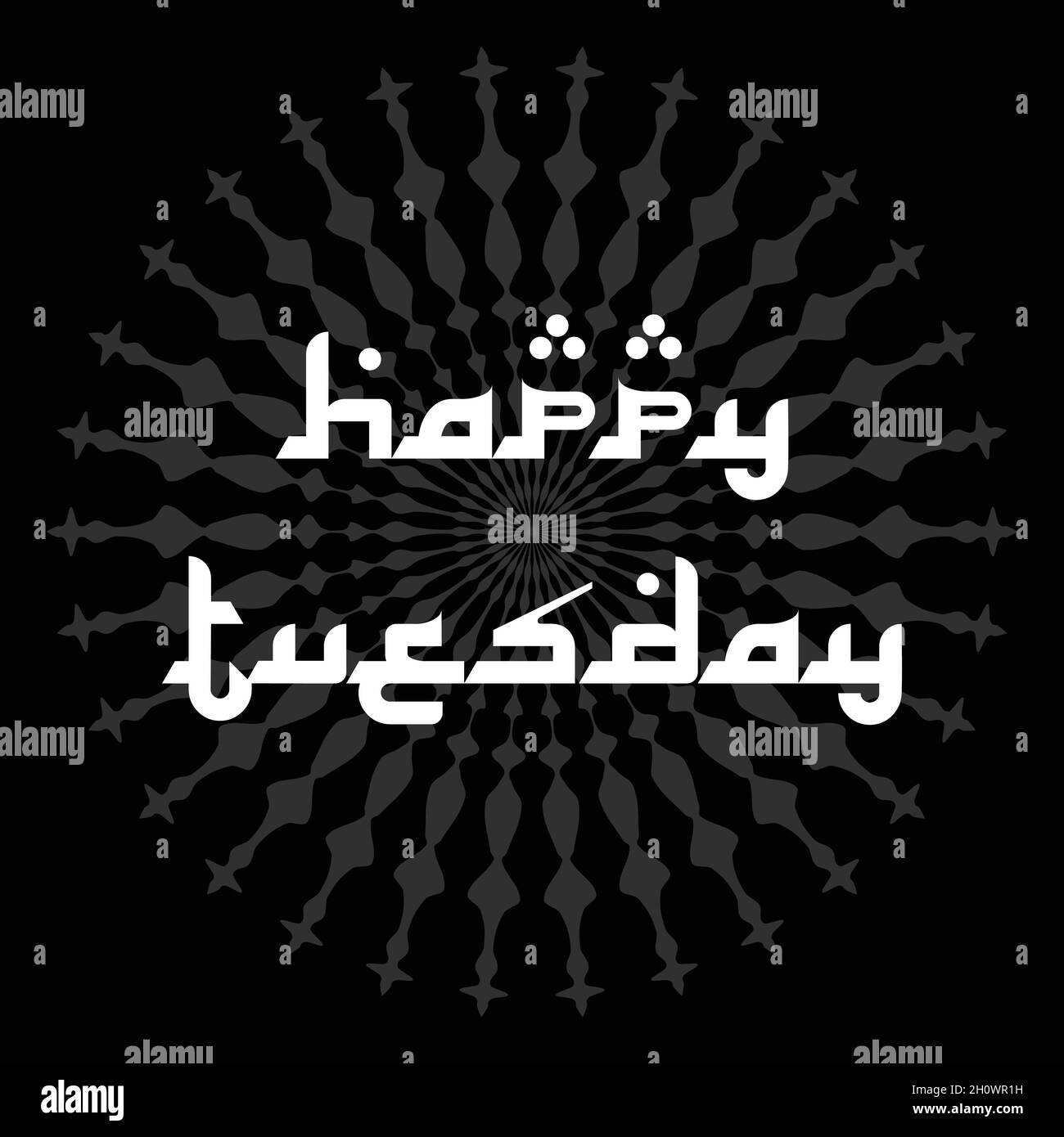 Happy Tuesday Vector Design. Exotic Vector Design for Posters, banners ...