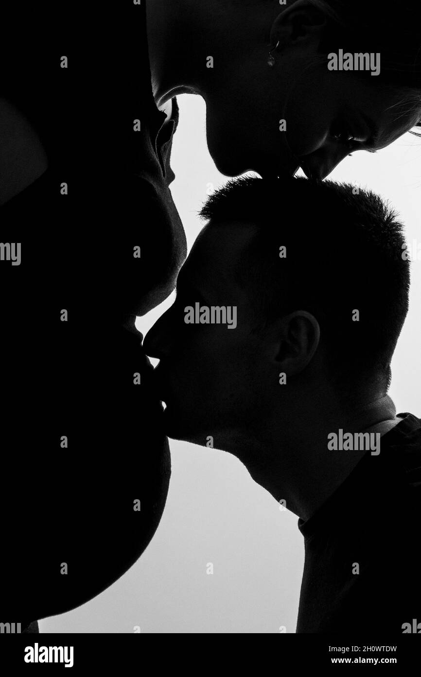 A loving couple is expecting a baby Stock Photo - Alamy