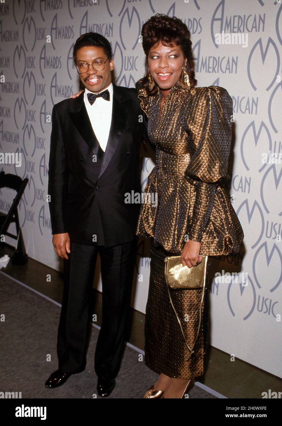Natalie Cole with Herbie Hancock at the 14th Annual American Music