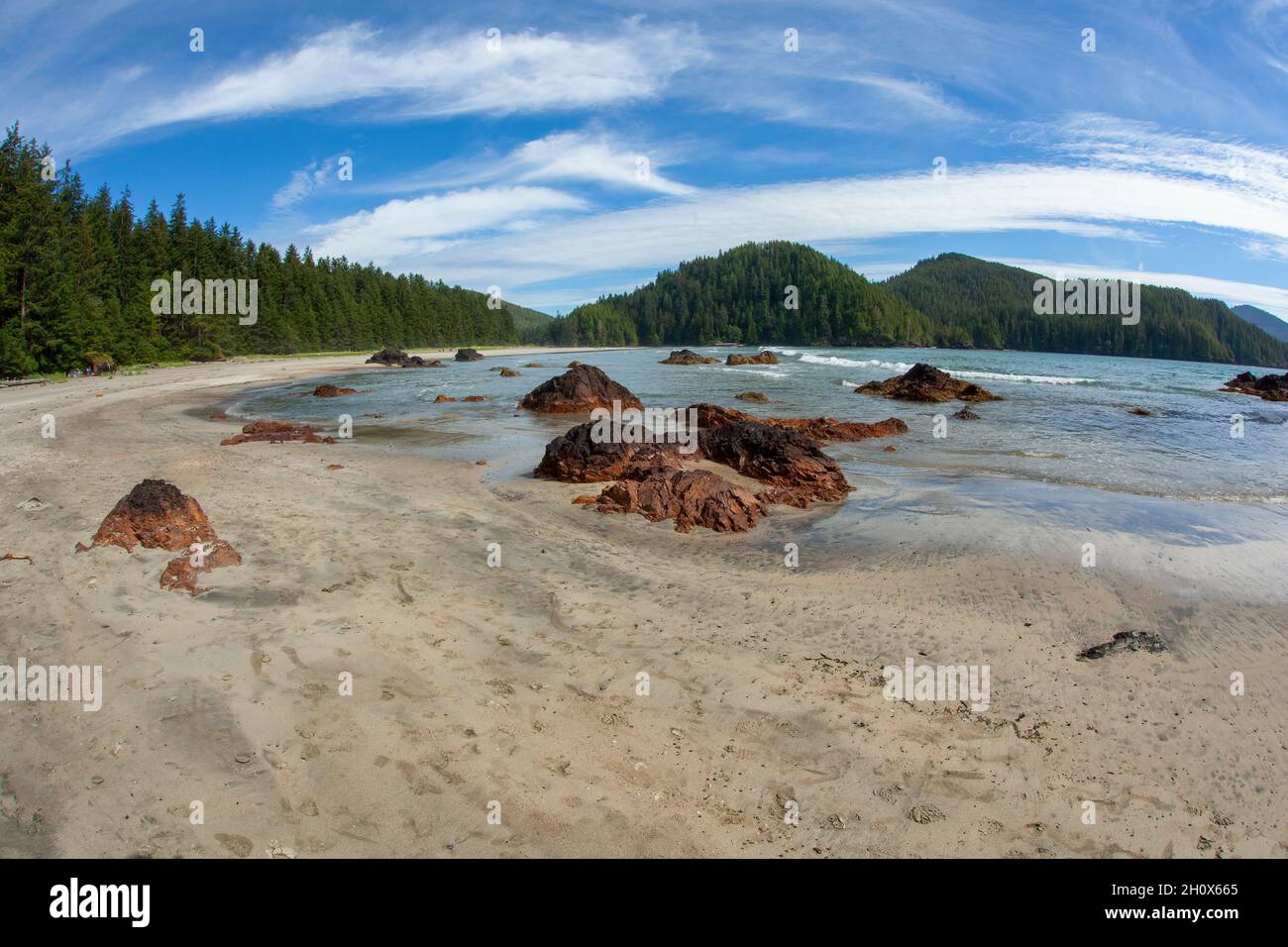 Beach at San Josef Bay, Cape Scott Provincial Park, Vancouver Island, British Columbia, Canada