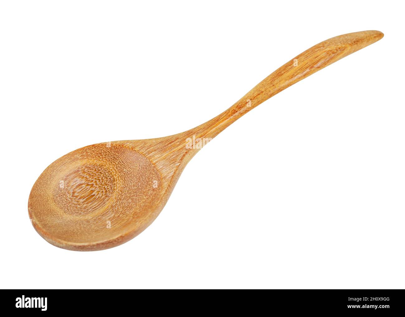 Wooden spoon isolated on a white background, save clipping path Stock ...