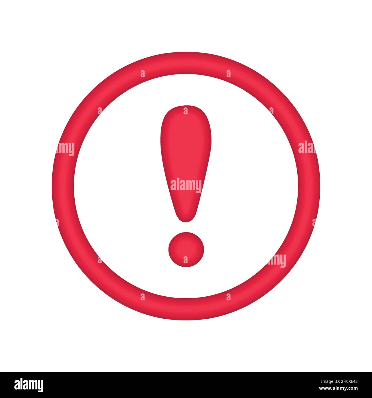 Exclamation Vector Icon Attention Logo Warning Speech Bubble Important
