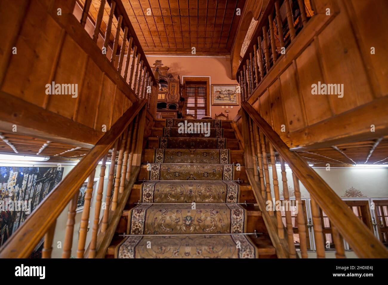 Plovdiv, Bulgaria. Interior of Balabanov House. One of the most