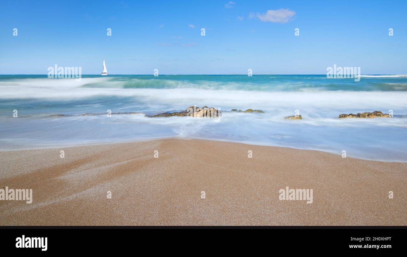 dreamy beach Stock Photo