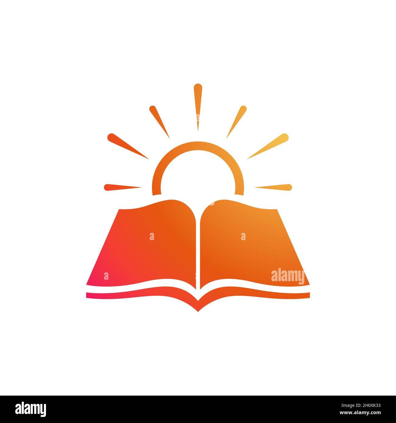 Book Vector icon design illustration Template Stock Photo - Alamy