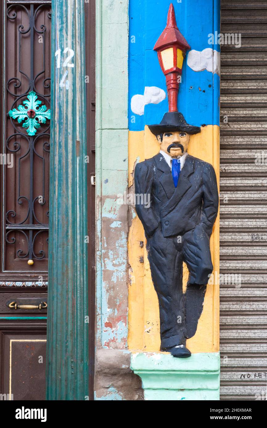 El Caminito, La Boca district, Buenos Aires, Argentina El Caminito, La Boca Viertel, Buenos Aires, Argentinien Stock Photo