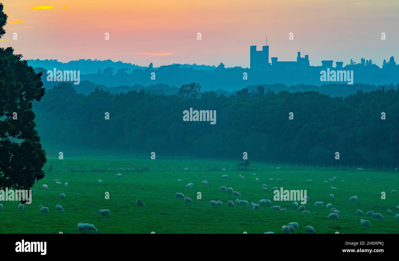 Penrhyn Castle, near Bangor, Gwynedd, North Wales. Image taken in September 2021. Stock Photo