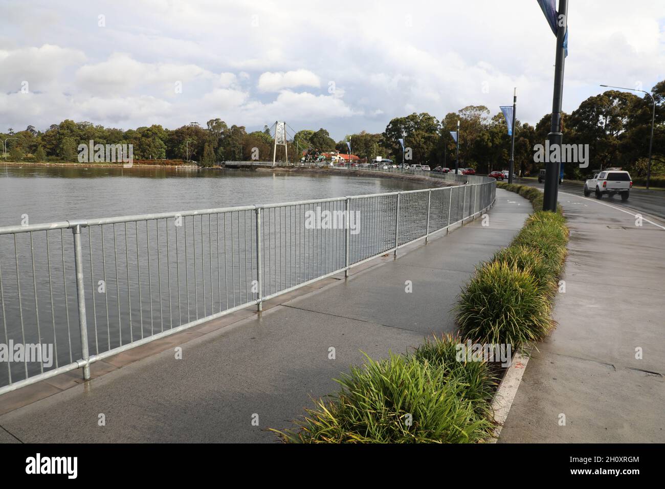The Bay Run next to the Parramatta River and Timbrell Drive, Five Dock ...