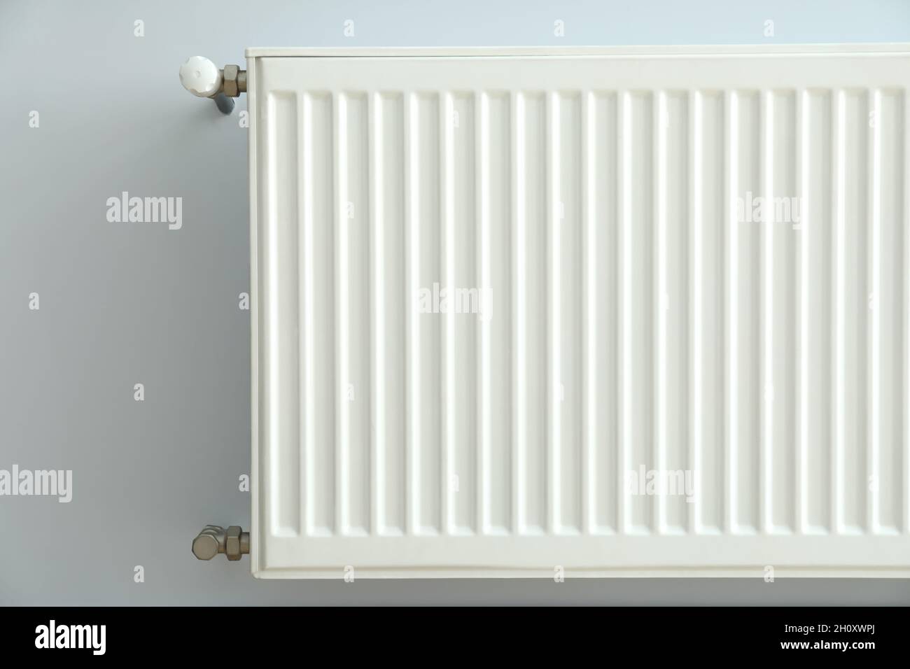 Concept of heating season indoor with radiator Stock Photo Alamy