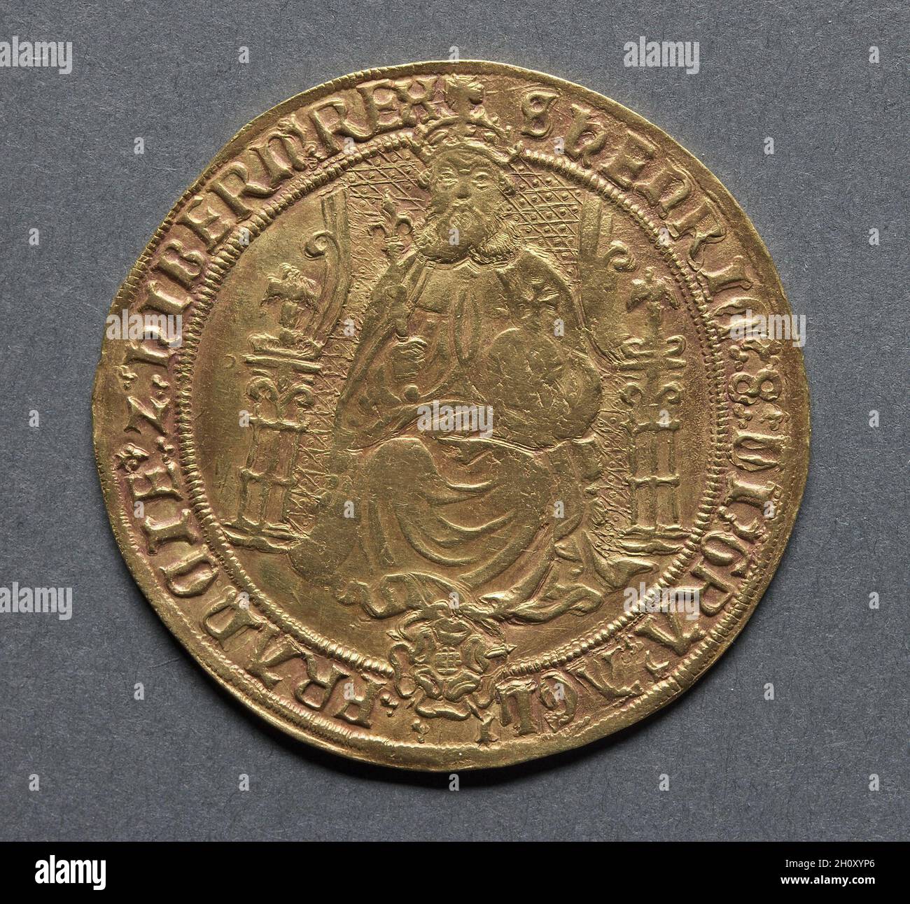 Sovereign (obverse), 15441547. England, Henry VIII, 15091547. Gold