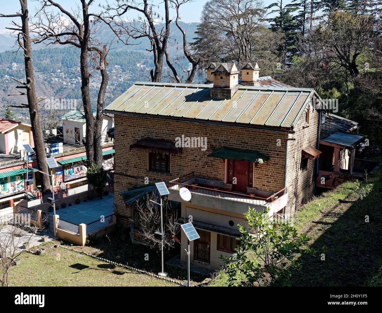 British era building now rest house at Almora state Uttarakhand India Stock Photo