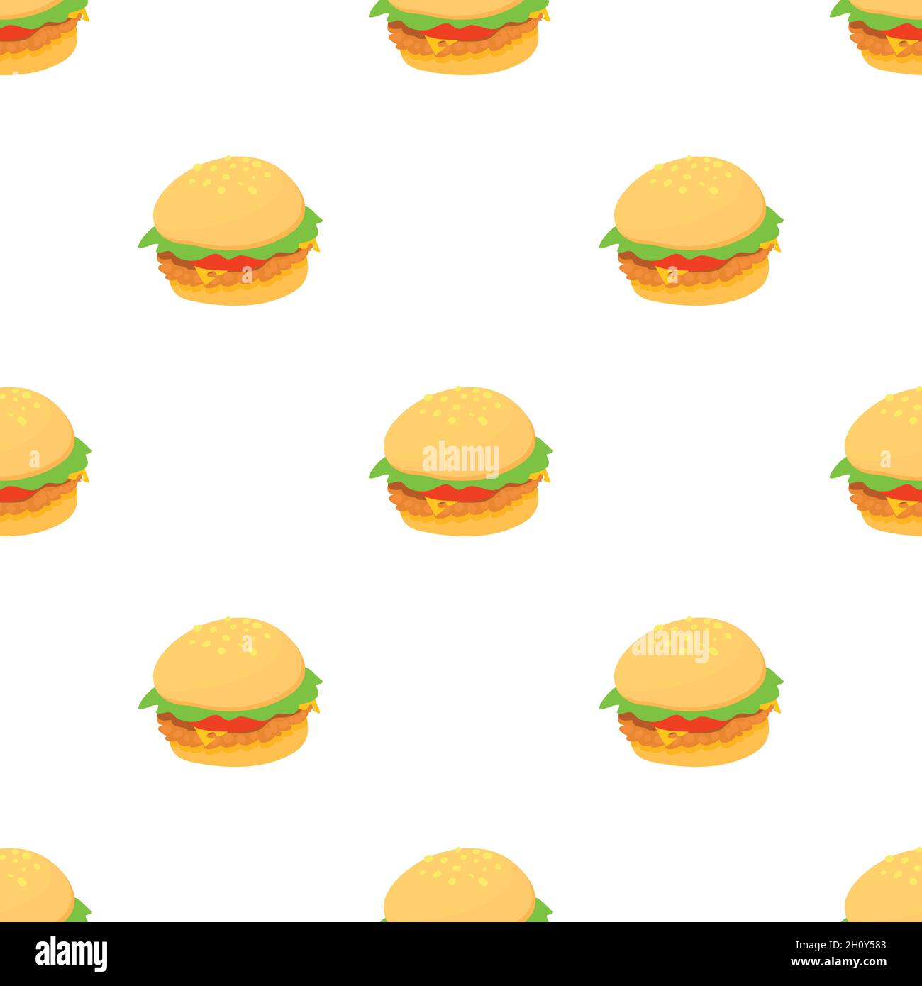 Burger pattern seamless background texture repeat wallpaper geometric ...