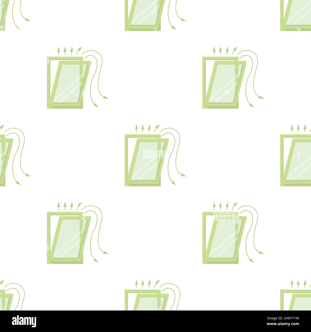 Window ventilation pattern seamless background texture repeat wallpaper geometric vector Stock Vector